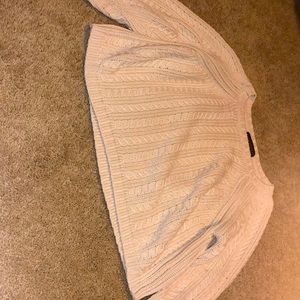 beige banana republic cropped sweater